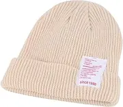 [FOMIYES] Knitted Cap Wool Knitted Hat Infant Photo Hat Soft Stretchy Comfortable Shower Beige