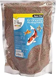 Aqua One Economy Pellet Food 2mm 1kg Floating Fish Food 11746