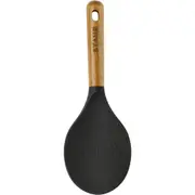 Staub 23cm Silicone Rice Spoon Scooper/Shovel Kitchen Serving Utensil Brown