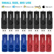 LOT USB Flash Drive, 16 32 64GB PC Storage Expansion for Photos, Videos, Music