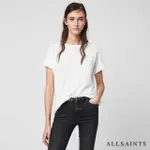 【ALLSAINTS】IMOGEN BOY 寬鬆男友風素色短袖純棉T恤-白