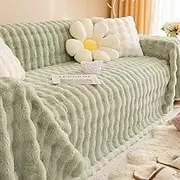 Sofa Blanket Cover 3/2 /4/5 Seater Velvet Sofa Cover Sofa Towel Cover L Shape Versatile Decorative Throw for Sofa Slipcover Protector Anti-Slip Washable,for Winter Adults Dogs (Color : #6, Size :