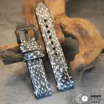 免運 $娜娜錶帶 手工製作 灰白蟒蛇皮表帶 20MM 22MM 24MM 26MM 真皮錶帶 蛇皮錶帶 蟒蛇皮錶帶