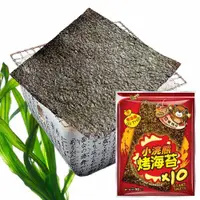 在飛比找ETMall東森購物網優惠-【稑珍】小浣熊零油脂烤海苔-經典麻辣 5gx10片/包