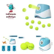 Dog Ball Automatic Launcher for Small Dogs, Interactive Dog Ball Thrower Adju...