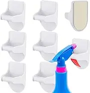 8pcs Command Spray Bottle Hanger, Spray Bottle Holder Spray Can Holder Spray Bottle Organizer Liquor Bottle Holder Wall Mount Hanger Spray Bottles Hook for Kitchen, Bathroom