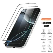 For iPhone 16 15 14 13 Pro Max Screen Protector 9H+ Tempered Glass Protector