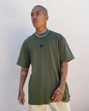 [Nike] Nike Sportswear Premium Essential T-shirt Rough Green - Size S S Rough Green/(bl