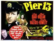 1940 Pier 13 Poster Lloyd Nolan Lynn Bari Oscar O'Shea Douglas Fowl- Old Photo