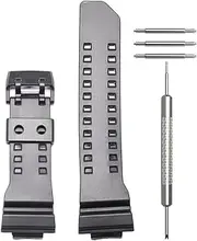 WRISTARMOR resin band Replacement for g-shock GA-400-1A GBA-400 GA400GB-1A Watch strap