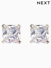 Sterling Silver Cubic Zirconia Stud Earrings (675529) | $12