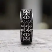 Zodiac Ring 925 Sterling Silver | Handmade Maltese Cross Band | Astrology Symbol