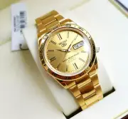 Seiko 5 SNKE06K1 Automatic Gold Tone Stainless Steel Analog Men's Watch