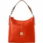 Dooney & Bourke Sophie Leather Shoulder Large Bag Burnt Orange NEWNWTNIP