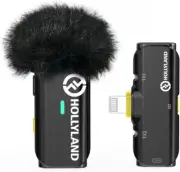 Hollyland Lark C1 Solo Kit, Wireless Lavalier Microphone for iPhone, Plug & Play