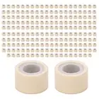 200 PCS 5mm Blonde Color Silicone Lined Micro Rings Beads Linkies For Hair3428