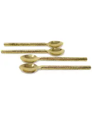 Vivience Set Of 4 Dessert Spoons/Forks