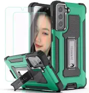 YmhxcY Galaxy S21 Plus Case with 3D PET Screen Protector X2