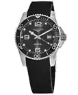 New Longines HydroConquest Automatic Black Ceramic Men's Watch L3.781.4.56.9