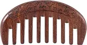 Anlayliay Wood Comb Wooden hair comb Natural Comb-Anti Static Massage through the comb (Flower-Wide tooth)