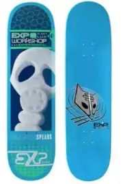 ALIEN WORKSHOP FRANKIE EXP 8.5 NEON BLUE DIPPED BRAND NEW WITH SHRINK WRAP