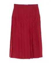 polka-dot midi skirt IT40 Bordeaux red