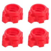 4 Pcs Dumbbell Locks Rack Stand Nut Accessories Weightlifting Bar Fitness