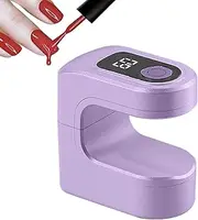Small UV Light for Nails, Gel Polish Dryer USB Charging, Portable Nail Curing Light with 2 Timing Modes for Travel and Home Manicure Salon