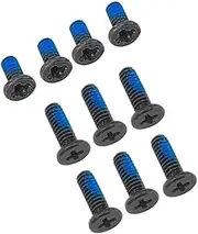 GinTai 10pcs (6Long 4Short) Black Lower Bottom Base Cover Case Screws for Lenovo IdeaPad 3 15ADA6 82KR