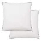 Pillows 2 pcs Down/Feather Filling Light 80x80 cm White vidaXL