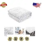 Cooling Mattress Topper Cover King Size - 2 Inch Removable Protector with Zipper