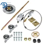 32" Go Kart ATV Live Rear Axle Kit + Brake Assembly +Sprocket Hub Drift Trike US