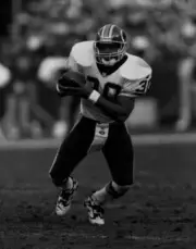 Brian Mitchell Washington Redskins runs with the ball 1990s Old Photo
