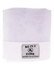 [d.line] No Fly Zone Table-Throw Food Cover in White
