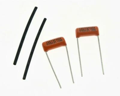 Pack of 2 Guitar Bass Sprague 715P Orange Drop Capacitor .015uF 200v Tone Caps