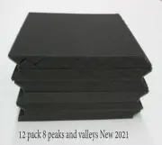 48 Pack Acoustic Wedge Soundproofing Studio Foam Wall Tiles 12"X12"X1" USA Made