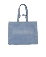 Acne Studios Distressed Denim Top Handle Bag One size Blue
