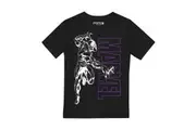 Black Panther Boys Outline T-Shirt (Black) - UTTV1900