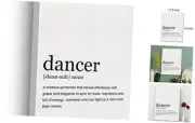 LEXSIVO Dancer Definition Print Canvas Wall Art Home Office Decor Modern Quote