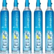 NEW 5x SodaStream Gas Cylinder Replacement Refill Spare 60L Pack BULK