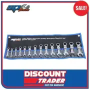 SP Tools 14 Piece Metric Stubby Flexhead Geardrive Spanner Set - SP10334