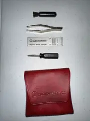 VTG Audio Technica Tone Arm Cartridge Screwdriver Stylus Gauge Duster Set