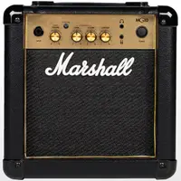 在飛比找momo購物網優惠-【Marshall】MG10G 經典金色10W電吉他音箱(金