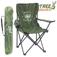 在飛比找ETMall東森購物網優惠-TreeWalker 折疊速開露營椅-軍綠