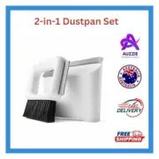 2-in-1 Dustpan and Brush Cleaning Set Indoor Outdoor Broom Easy Sweeper Dust