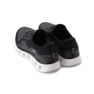 SKECHERS 健走系列 GO WALK GLIDE STEP FLEX 套式休閒鞋 黑白 124808BKPK 女鞋