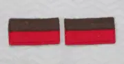 WW1 7th AIF battalion colour patch,s =1 pair