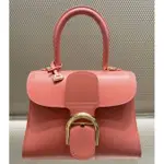 DELVAUX BOX 小牛皮 MINI BRILLANT包 木槿粉