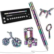 LARAH Fidget Pen Toy, Sensory Tool EDC Fidgeting Game for Adults, Cool Color