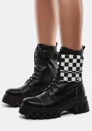 [Koi Footwear] Fuelled Up Banshee Combat Boots
